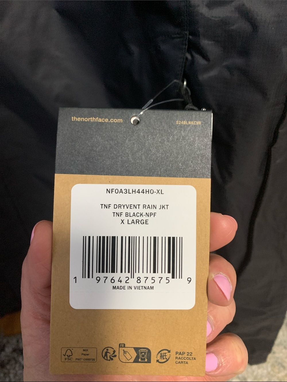The North Face Dry vent Rain Jacket - Picture 4 of 6